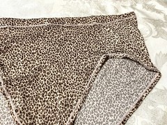 Vtg BALI 2846 Fit Your Curves Satin Full Coverage 2XL/9 Animal Print Panties