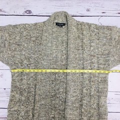 Vintage IB Diffusion Duster Cardigan Sweater Wool Blend Open Thick Cable Knit-M