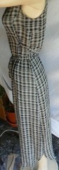 Abito/Dress LELLA NELSON donna ORIGINALE VINTAGE anni 80 tg 40 a quadretti