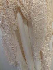 Gunne Sax Vintage 1970’s Cream Lace Wedding Dress Maxi Prarie Western Size 13