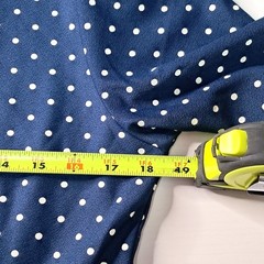 Vintage Polka Dot Mini Dress Womens Size 10 Navy Blue Ruffle Tabby of California