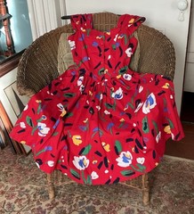 Robbie Bee RED Sun Dress ~ Eyecatcher!