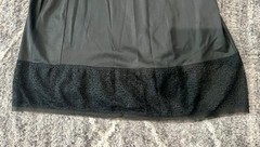 Vintage Deena Fine Lingerie Black Full Slip Dress Womens Size 40 Lace Bodice