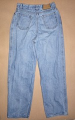 VTG Perry Ellis Levi Strauss Women’s SZ 12 Button Fly Light Wash Mom Jeans EUC