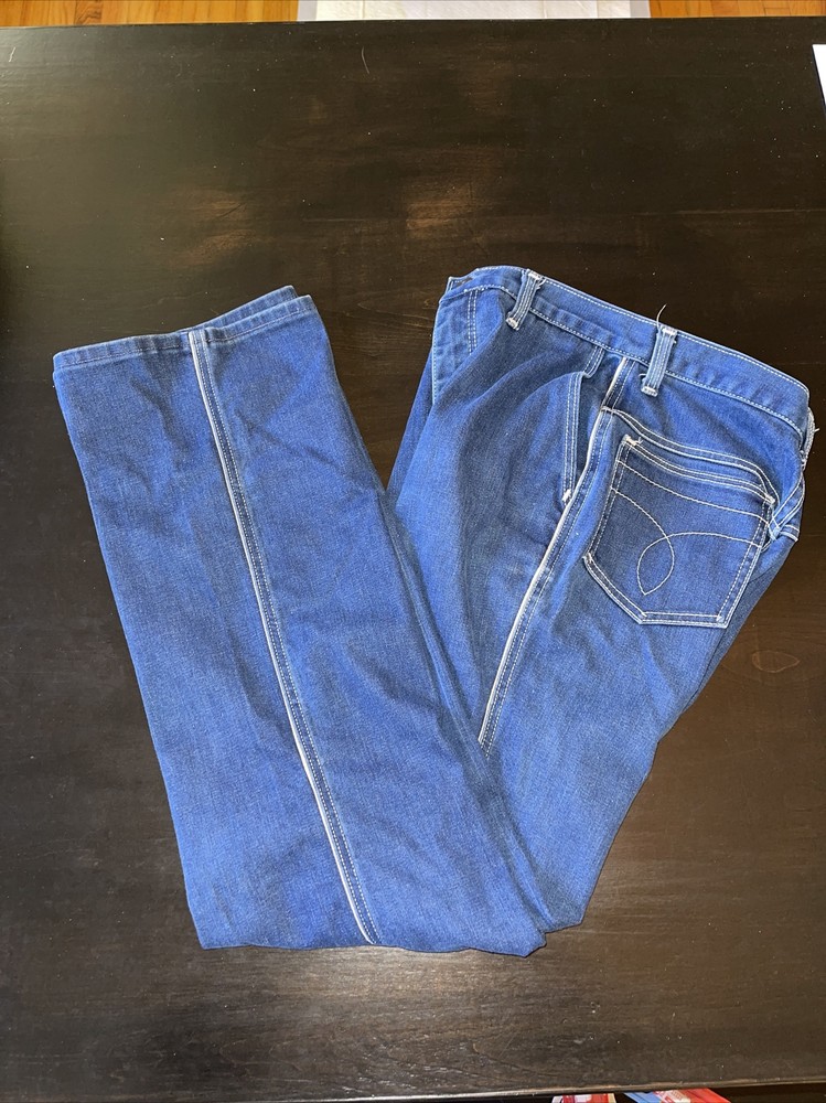 Vintage 1970s women’s Bon Worth denim mom jeans 11 27X31.5”