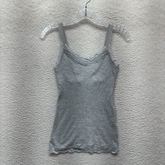 Y2K Vintage Energie Camisole Tank Top XS Small Grey Bella Swan Boho Fairy Grunge