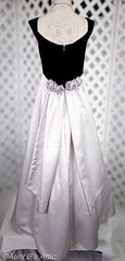 Gown Vtg 90’s Michaelangelo Prom/Bridal/Special Occasion Blk/Slv Gown Size 12