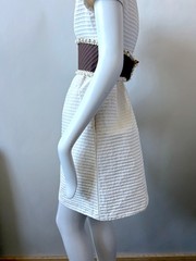 Elegant Oscar De La Renta 1960s Mini Dress Uptown 60’s Mad Men Chic sz XS