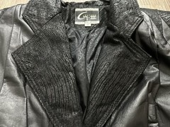 Rare Vintage 1980’s Global Identity G-III Cropped Black Leather Jacket Size S