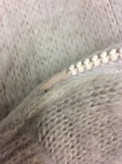 Vintage Hilda Ltd Made In Iceland Virgin Wool Sweater Jacket Coat L tan ivory