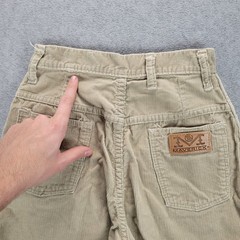 Vintage Maverick Blue Bell Corduroy Pants Misses 9/10 Beige USA 60s 70s
