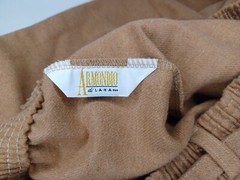 Vintage Armondio Di Lana Wool Blend Tan Skirt Women’s Size 10