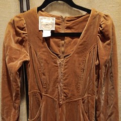 Vintage 1980s brown GUNNE SAX Prairie Cottagecore Renaissance
