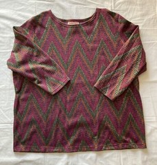 VTG 80s Women’s Young Stuff II Glitter Metallic Multi Color Blouse Top Size 3X