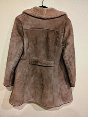 Vintage Women’s Authentic Sheepskin Shearling Coat ~ Size 12 * Runs Small