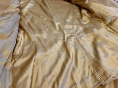 VINTAGE 60s 70s THE VILLAGER mustard gold Corduroy Blazer Jacket Skirt Business