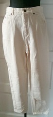 LIZ CLAIBORNE LIZWEAR Ivory 90’s Denim Jeans 10P