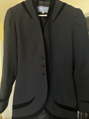 Thierry Mugler Dark Blue skirt suit