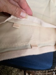 Vintage Slim Down Girdle Body Shaper NOS 1970s Beige Nude 9695 Sz 34 Garter Hook