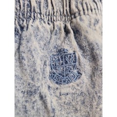 Vintage 80s Gitano Logo Acid Wash Pull On Jean Stretch Streetwear Retro Taper L