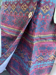 NWT Vintage Bonjour 1980s Aztec Wrap Skirt Women’s Southwest Size 12 Boho Chic