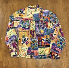 Vintage Pacific Silk Studio Clothing Company 100% Silk Jacket Small