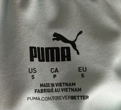 PUMA Mint Green Silky Stretchy Boxer Panties Womens S NOS