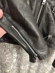 Vintage 70’s Sears The Leather Shop Motorcycle Ramones Jacket Womens 14* READ