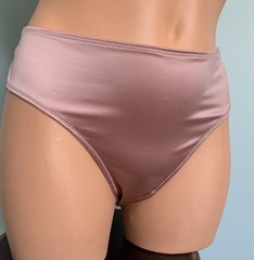 NEW Glossy Secret Stretch Satin XL 8 Classic Bikini Panties SILKY!! 2nd Skin