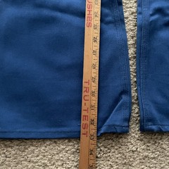 Vintage 1970s 70s UFO navy blue Flare Bell Bottom Pants Jeans 26/27×32” Hippie