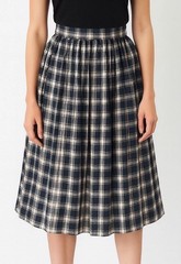 Vintage Lloyd New York Pleated Skirt Women’s Size 10 Green Blue Tartan Plaid