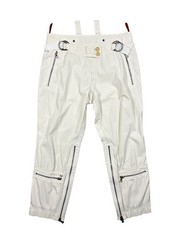 Prada White Aviator Zipper Cargo Capri Pant – Size 38IT / Fits Size XS-S