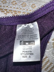 Vintage Y2K Shiny SATIN G-String Thong Panties by Lovin Panties Size S NWOT
