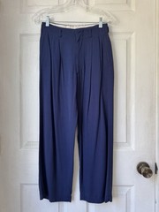Vintage 1940s 50s Pants Trousers Women Boys Blue Gabardine