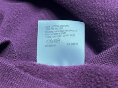 Vtg Mardi Gras Sweat Shirt XL Adult Large Tultex Neon Drag Mask Sangria Purple