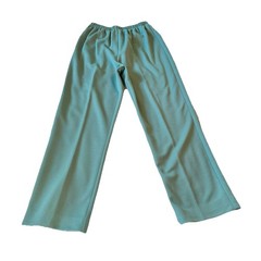 Vintage Haband Women’s Petite Medium 2 Pc Pants & Shirt Set Sage Green Floral
