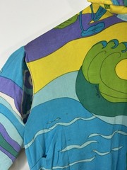 Vintage 1970’s Alexander’s Women’s Multicolor Novelty Print Coy Fish Paisley