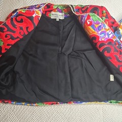 Vintage Nah Nah Collection Jonathan Tait Multicolor Cropped Jacket Statement 6P