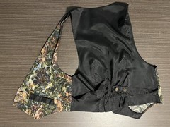 Mirrors Embroidered Vintage Floral Vest