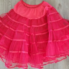 Vintage Malco Modes Square Dance Petticoat Red Small/Medium