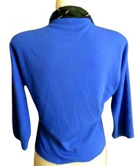 True Vintage Top Medium 1970s Blue Womens Medium Mod Go-Go Buttery