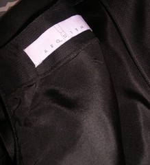 Vintage Requiem dress,French couture black silk/wool by Raffaelo Borriello, 42