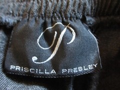 Priscilla Presley USA Pencil Skirt 12 midi charcoal gray wool blend Cali