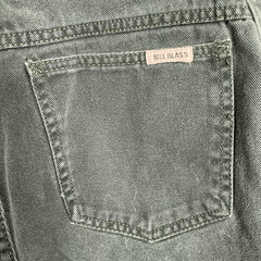 Vtg Bill Blass Womens Mom Jeans 8 High Waist Faded Hunter Green Flat Front