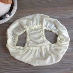 Vintage Slippery Nylon Panty Sissy Yellow Bikini Sheer Brief Size 7-8 Hip 38-42″