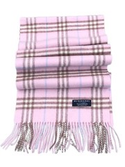 Burberry London Pink Lambswool Scarf – Custom