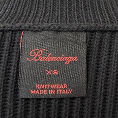 Balenciaga Cotton Wool Knit Sweater – DUTY FREE