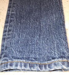 Vtg Style Big E Levi’s 501 S Red Label Skinny Button Fly Embroidered SZ 26/28!