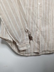 Organically Grown By Arpeja Womens Medium Lightweight Cotton Button Up Shirt VTG
