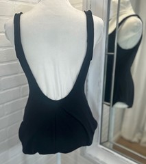 Vintage Robby Lee Swim Fashions Swim Suit / Bodysuit Size 16 Lowcut 70s 80s